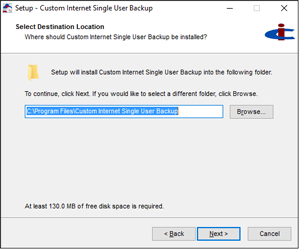 Software install location